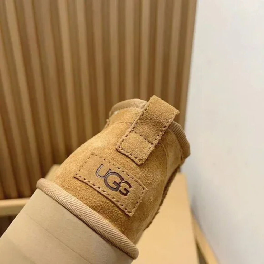 Ugg Chestnut Shearling Platform Boots - image 5